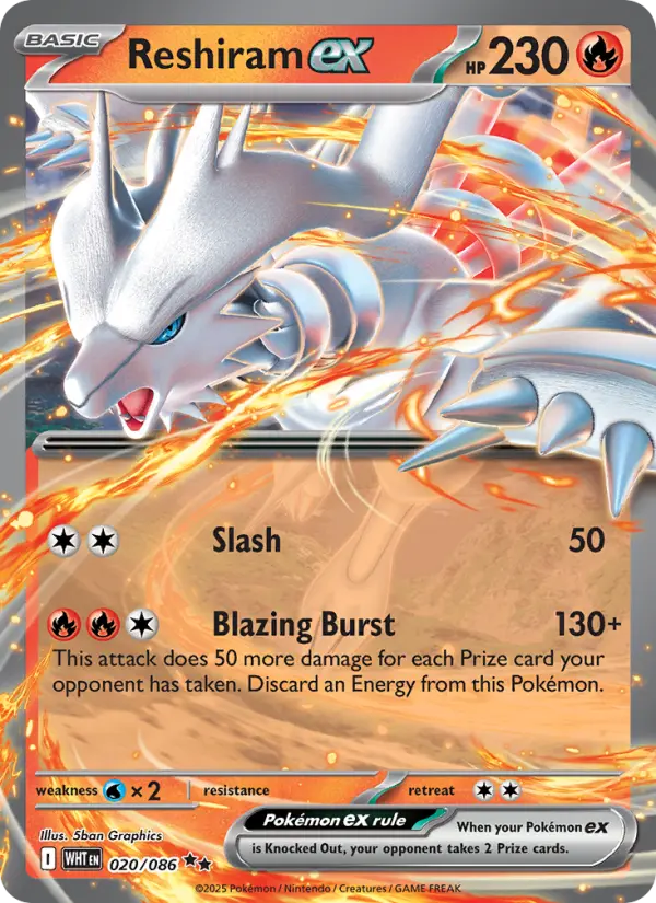 Reshiram ex #020