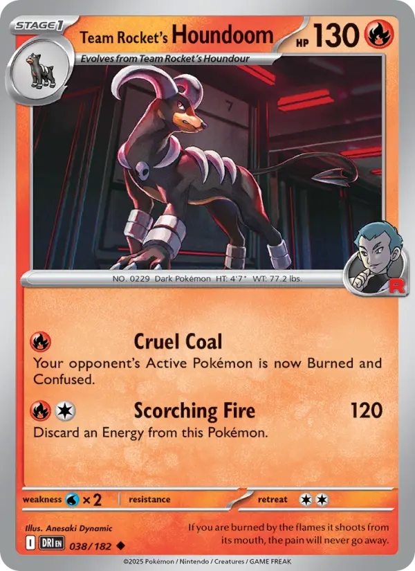 Team Rocket's Houndoom #038