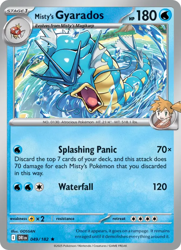 Misty's Gyarados #049