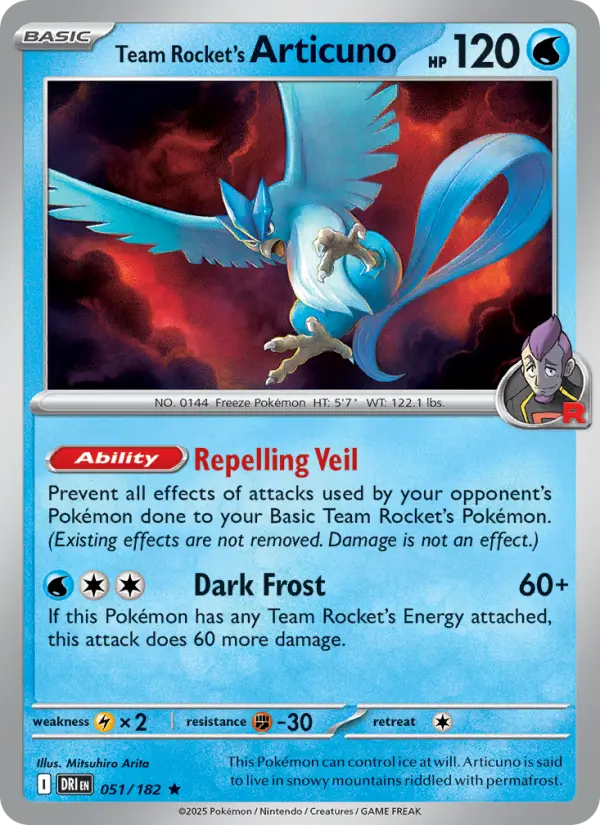 Team Rocket's Articuno #051