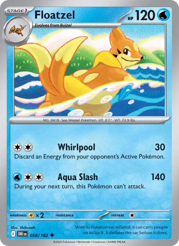 Floatzel #058