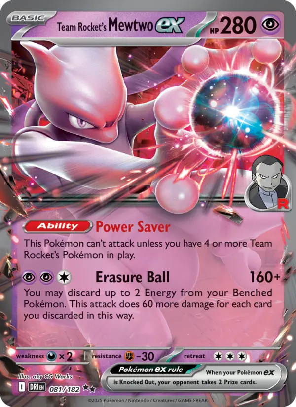 Team Rocket's Mewtwo ex #081