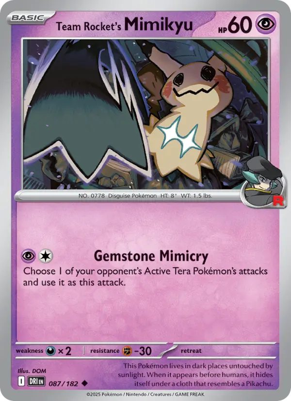 Team Rocket's Mimikyu #087