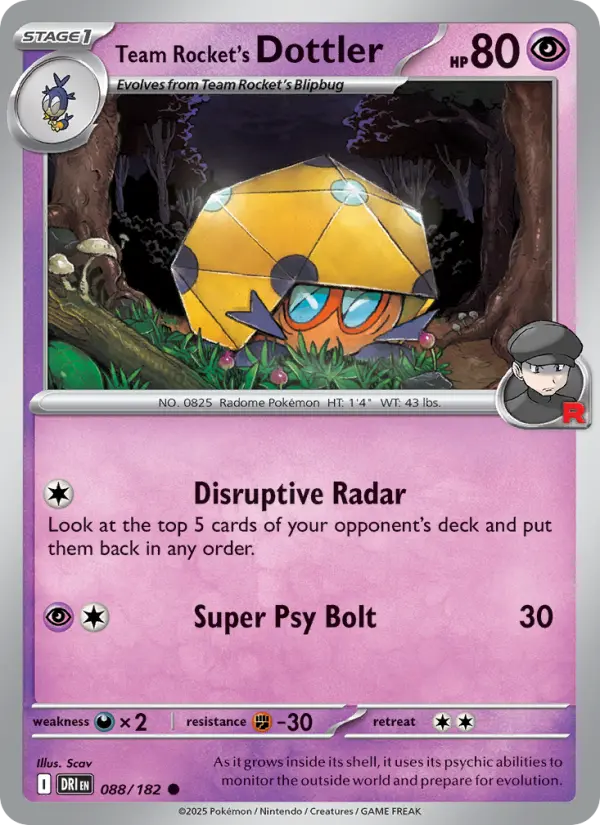 Team Rocket's Dottler #088