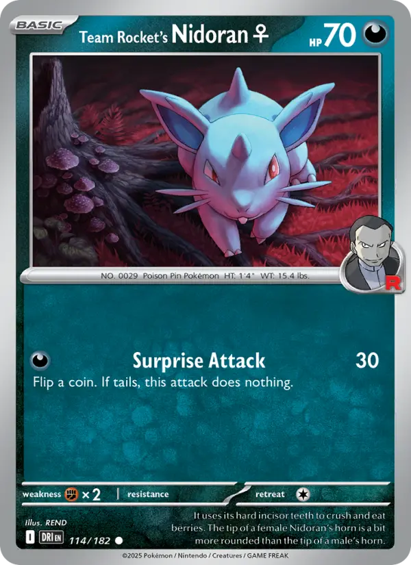 Team Rocket's Nidoran [F] #114