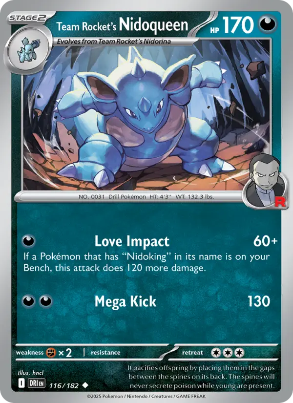 Team Rocket's Nidoqueen #116