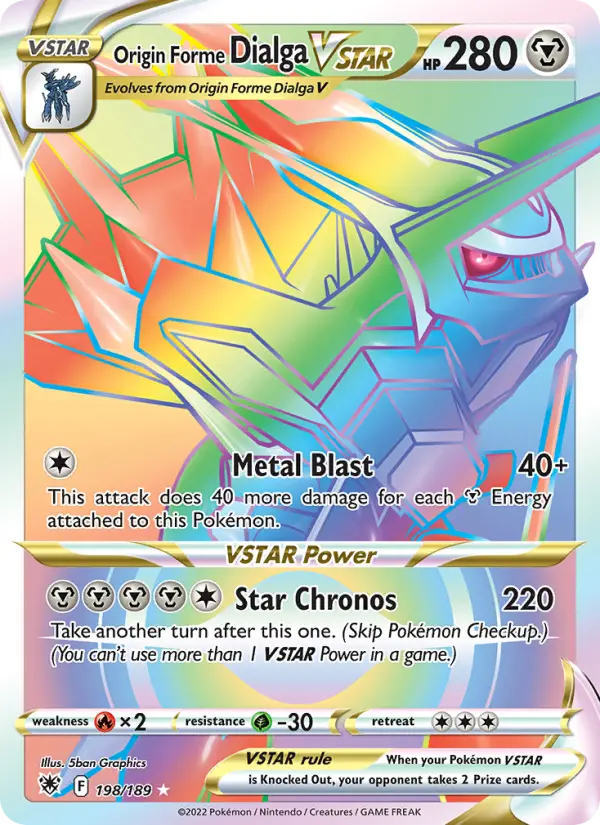 Origin Forme Dialga VSTAR #198