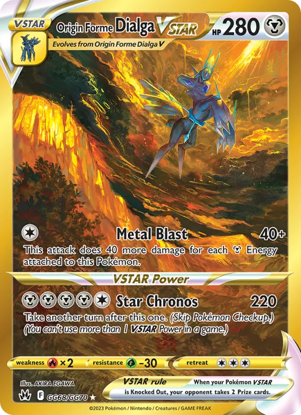 Origin Forme Dialga VSTAR #68