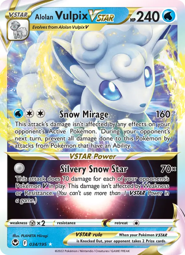 Alolan Vulpix VSTAR #034