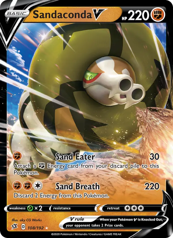 Sandaconda V #108 — Rebel Clash (Reverse Holo)