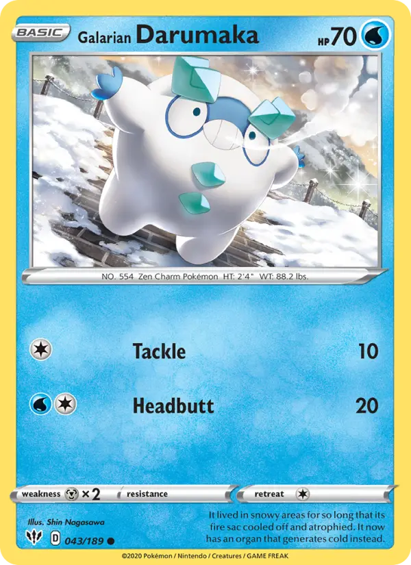 Galarian Darumaka #43