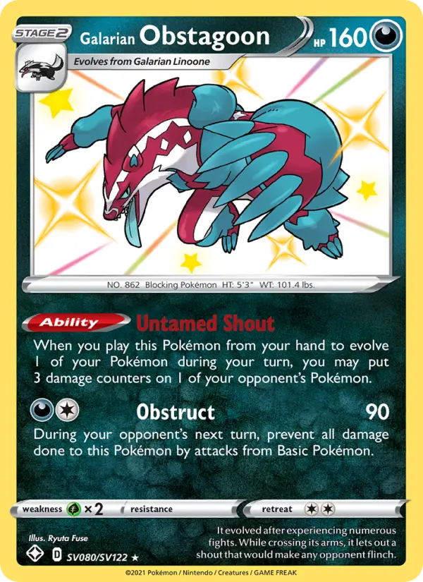Galarian Obstagoon #80
