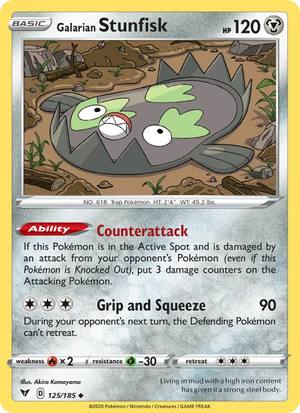 Galarian Stunfisk #125