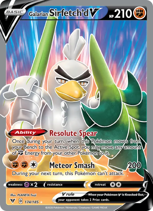 Galarian Sirfetch'd V #174
