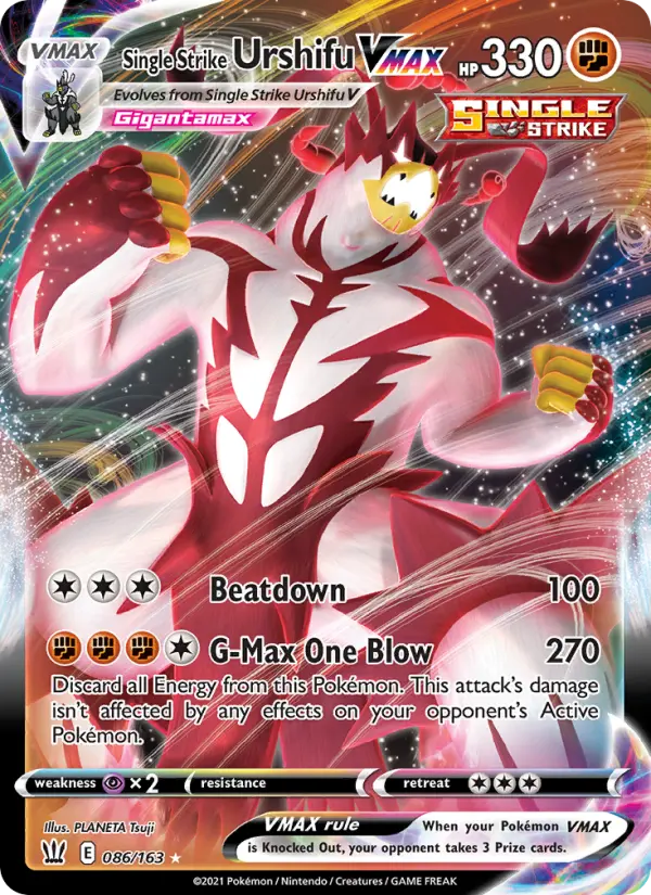 Single Strike Urshifu VMAX #86