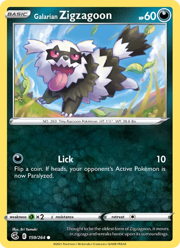 Galarian Zigzagoon #159