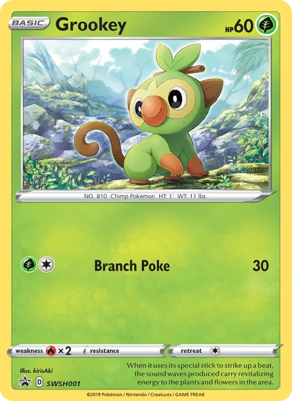 Grookey #001
