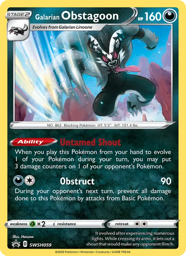 Galarian Obstagoon #059