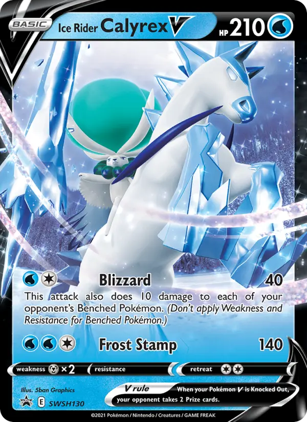 Ice Rider Calyrex V #130