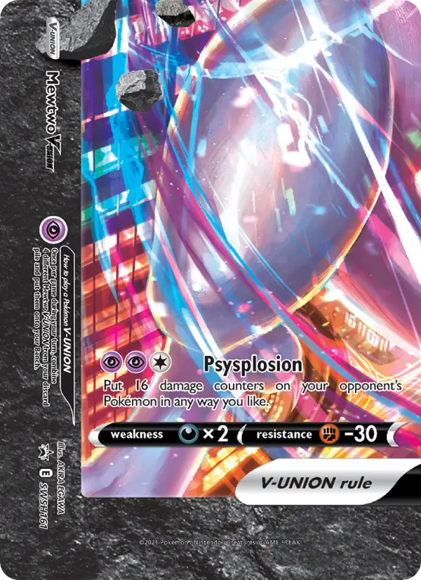 Mewtwo V-UNION #161