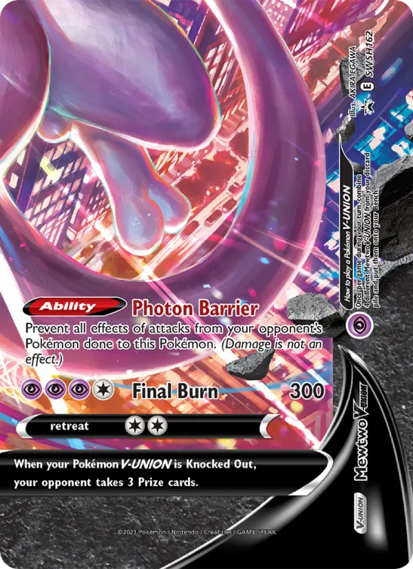 Mewtwo V-UNION #162