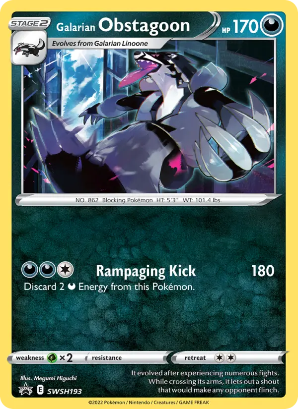 Galarian Obstagoon #193