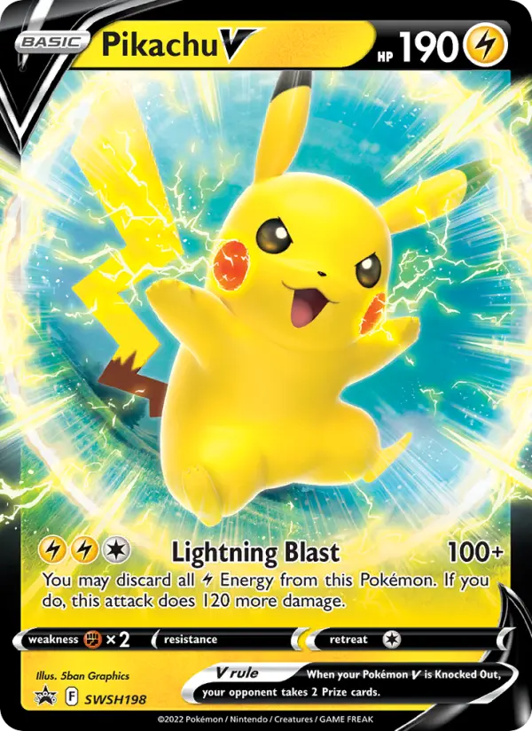 Pikachu V #198