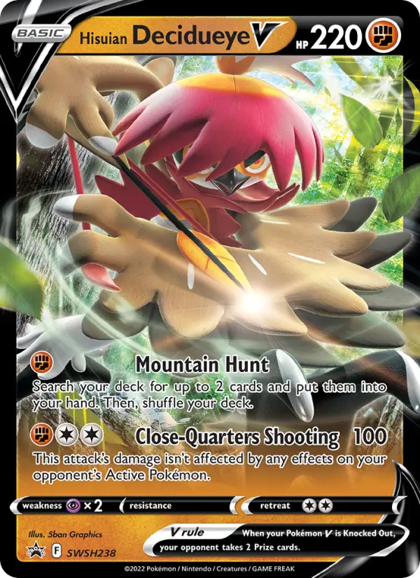 Hisuian Decidueye V #238