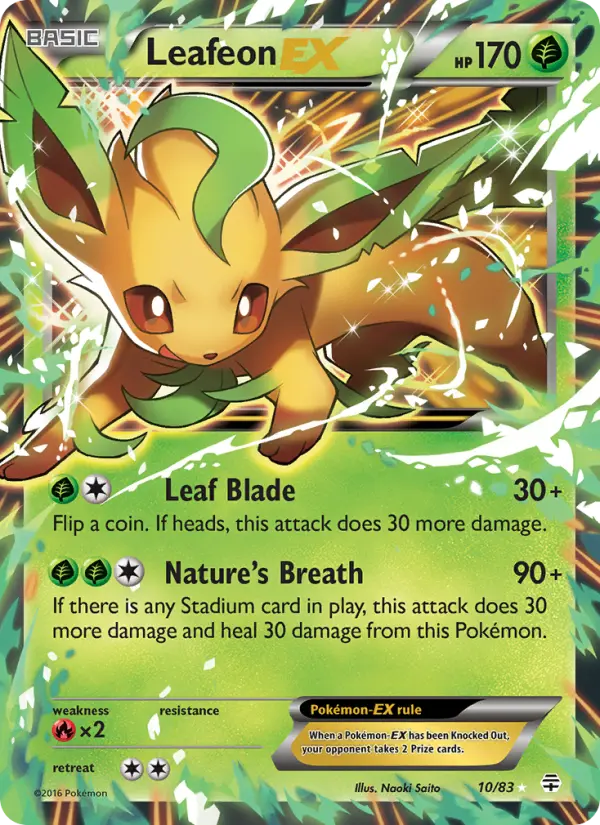Leafeon EX #10