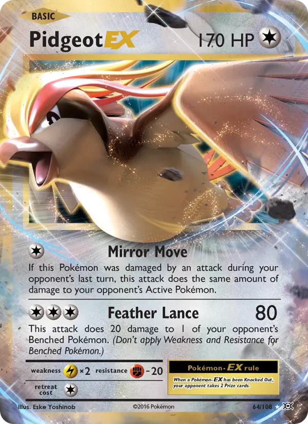 Pidgeot EX #64