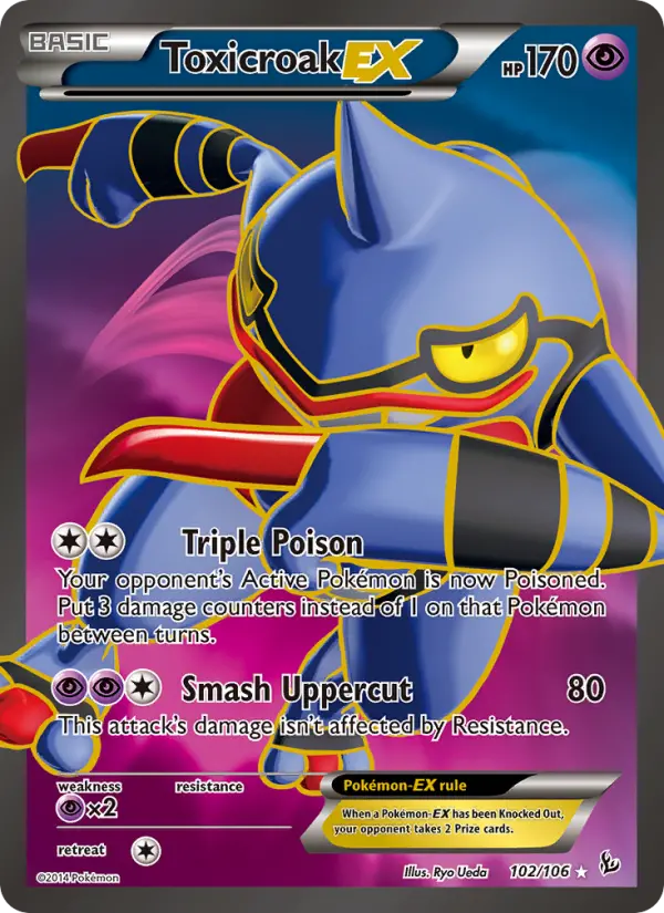 Toxicroak EX #102