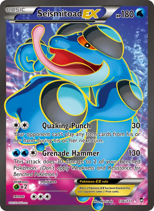 Seismitoad EX #106