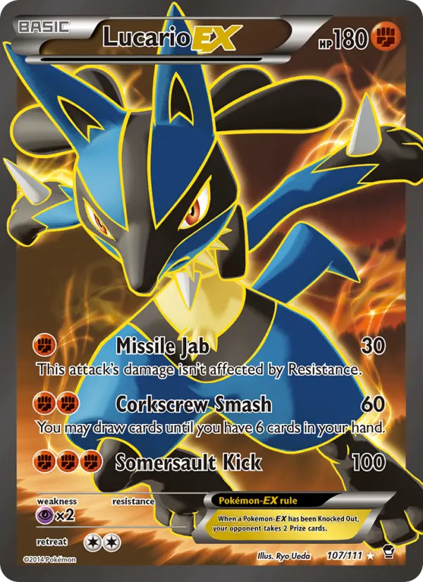 Lucario EX #107
