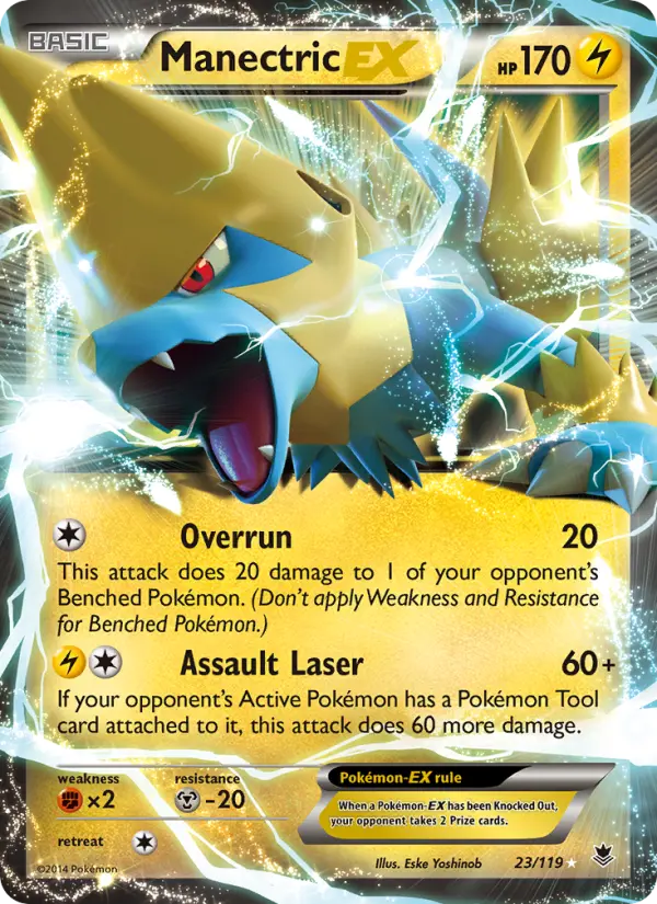 Manectric EX #23