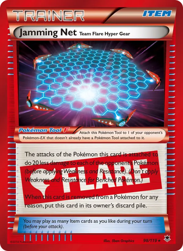 Jamming Net Team Flare Hyper Gear #98