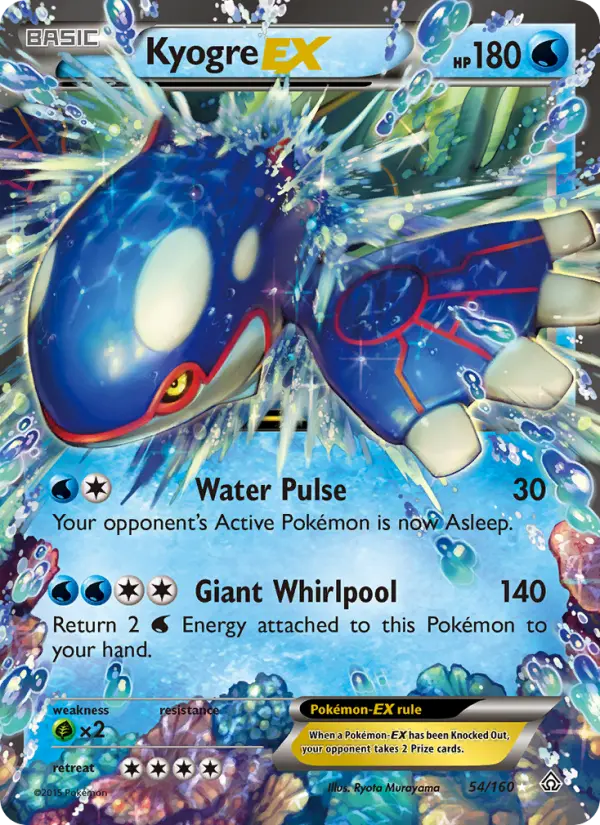 Kyogre EX #54