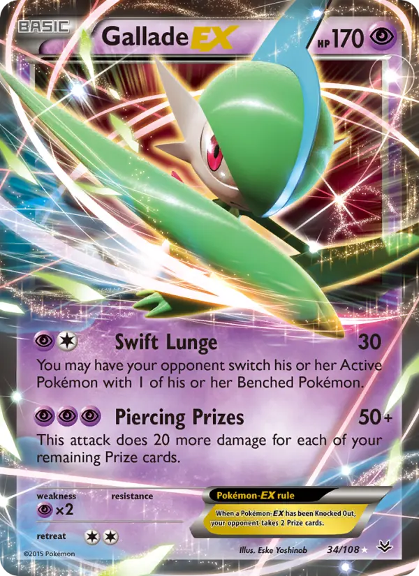 Gallade EX #34