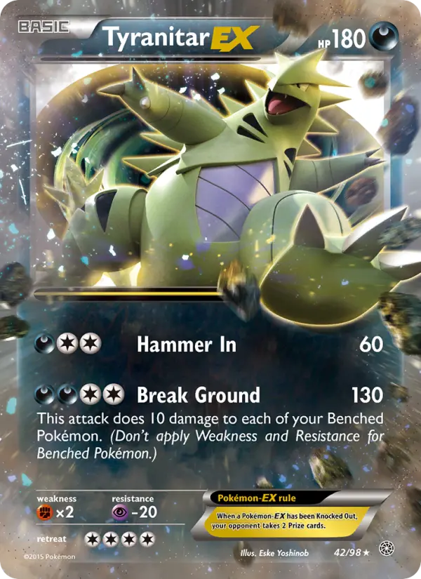 Tyranitar EX #42