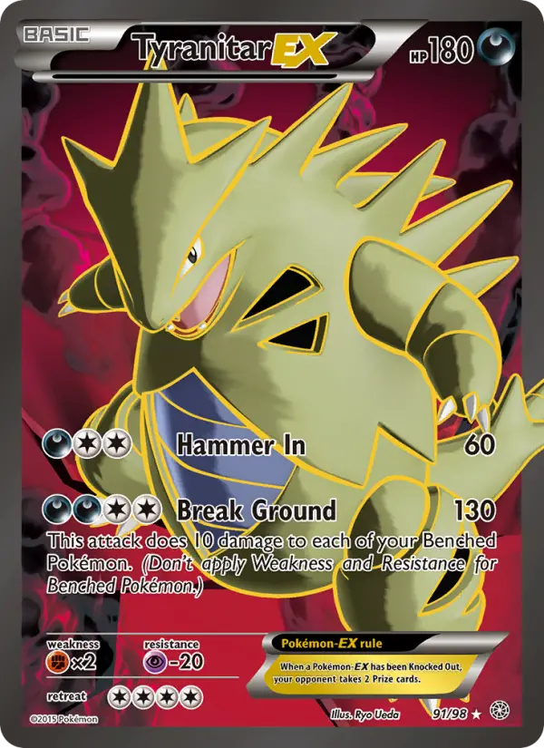 Tyranitar EX #91