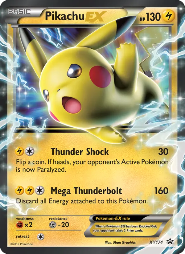 Pikachu EX #174
