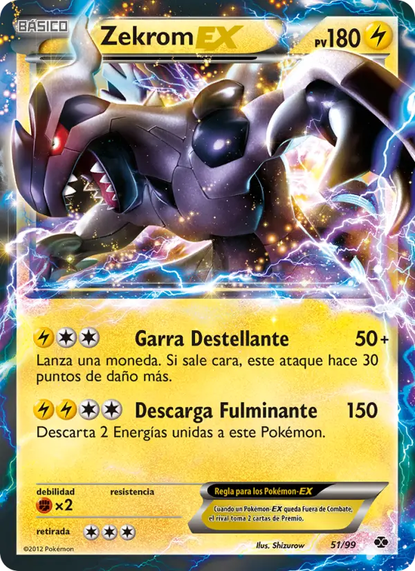 Zekrom-EX #51 — Próximos Destinos (Reverse Holo)