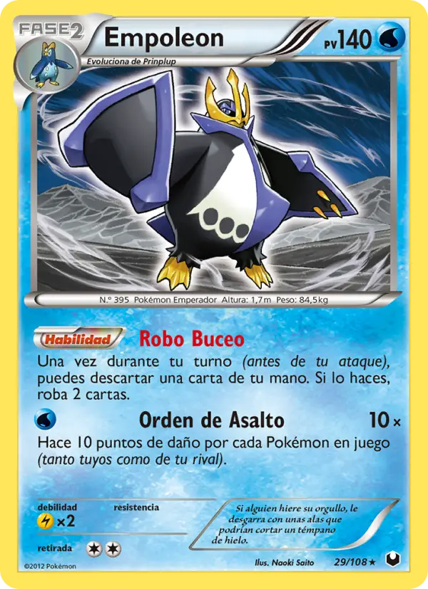 Empoleon #29 — Oscuros Exploradores (Reverse Holo)