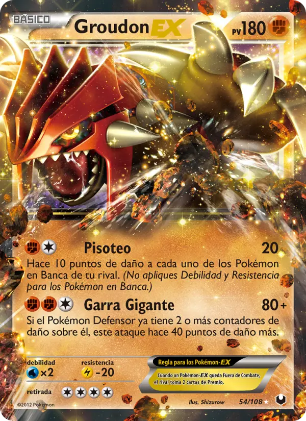 Groudon EX #54