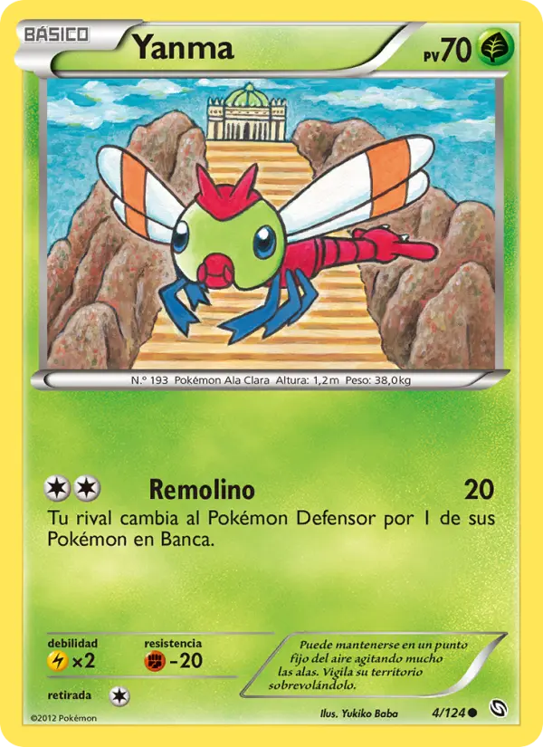 Yanma #4 — Dragones Majestuosos (Reverse Holo)