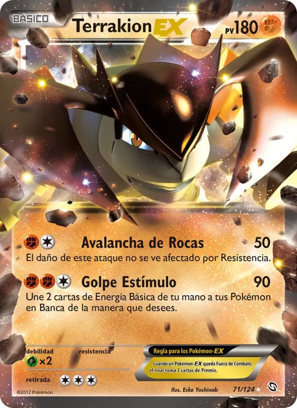 Terrakion-EX #71 — Dragones Majestuosos