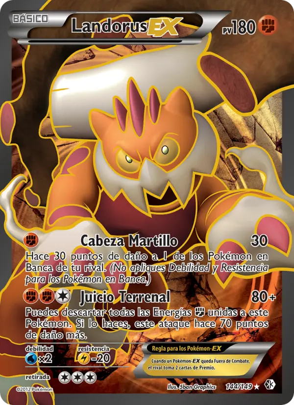 Landorus-EX #144