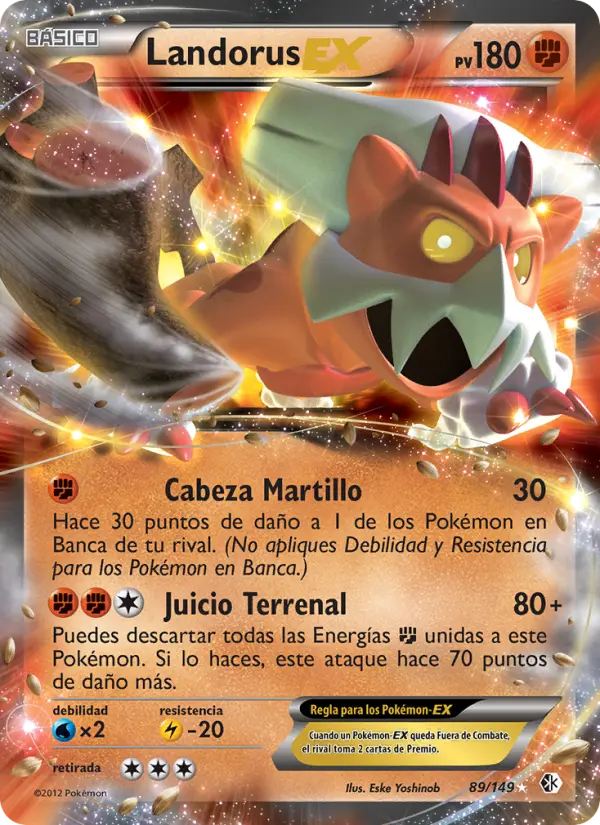 Landorus-EX #89 — Fronteras Cruzadas
