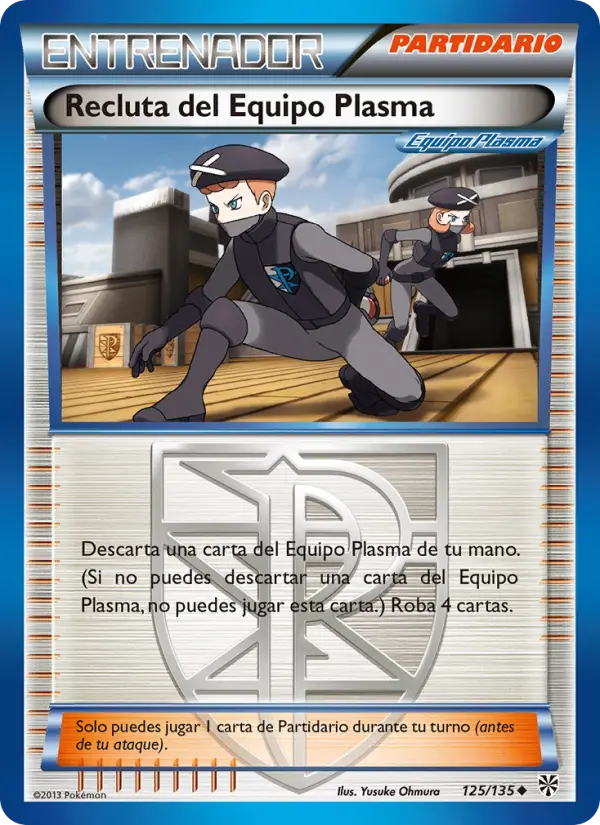Recluta del Equipo Plasma #125 — Tormenta Plasma (Reverse Holo)