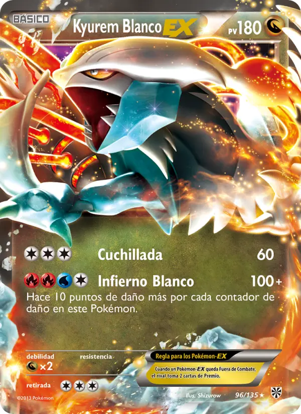 White Kyurem EX #96