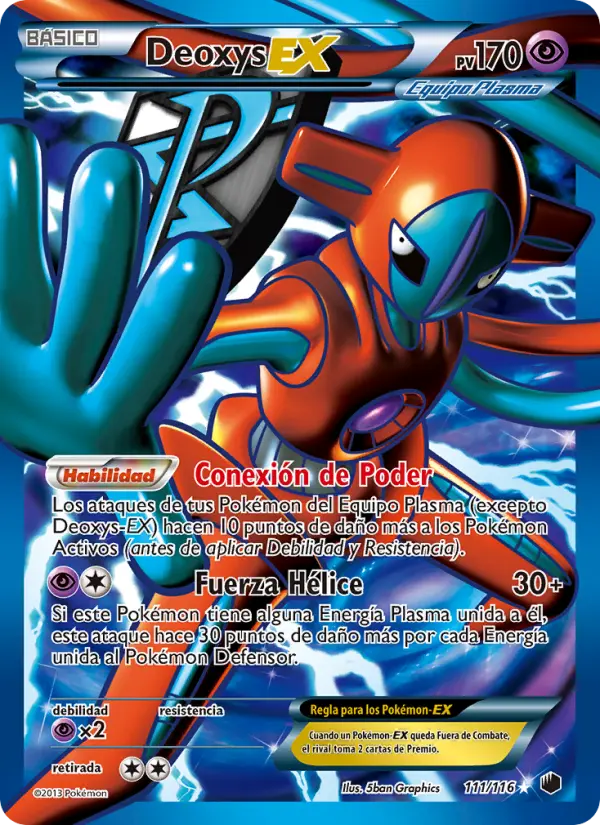 Deoxys-EX #111 — Glaciación Plasma